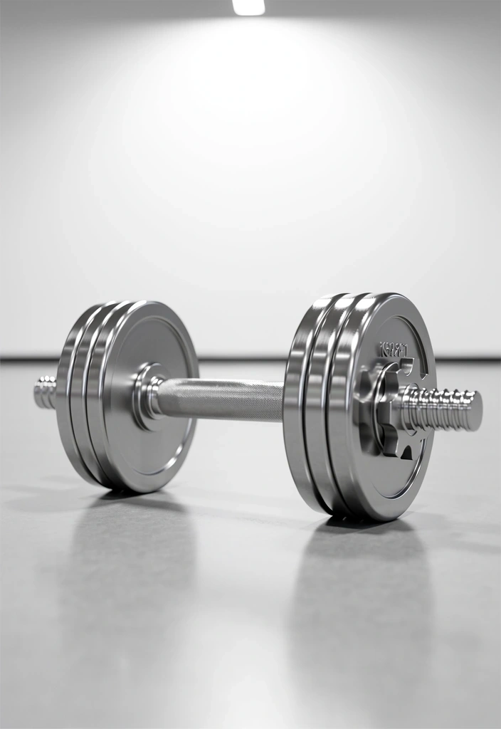 Hantel als Symbol für Trainingstaktung